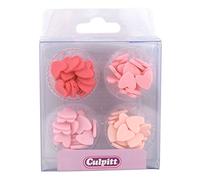 Mini Hearts Sugar Pipings Red & Pink - Pack of 100