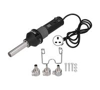 Mini Heat Gun 450W Portable Hot Air Gun with 3 Nozzle Handheld 120L/min Electronic Adjustable Temperature Controlled Hand-Hold Heat Tool for Welding Repairing and Stripping Paint (UK Plug)