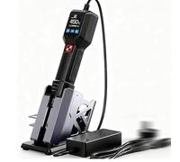 Mini Heat Gun 550W with LED Digital Display, PID Control 100℃-450℃, 20-Speed Wind Adjustment, Auto Shutdown for Electronics Soldering