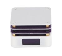 Mini Heating Station, Organic LED Display Electronic Hot Plate Preheating Station, USB Type C Interface, Temperature Control, Portable Electric Soldering Hot Plate for Lab