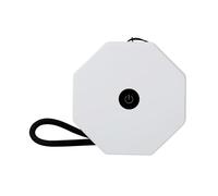 Mini Hexagon Twist Lamp - Lunar White Finish - Modern Sculptural LED Desk & Bedside Lamp, Adjustable Warm White Light, Unique Ambient Lighting for Home, Office & Bedroom