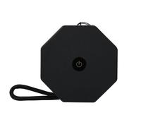 Mini Hexagon Twist Lamp - Slate Black Finish - Modern Sculptural LED Desk & Bedside Lamp, Adjustable Warm White Light, Minimalist Ambient Lighting for Home, Office & Bedroom