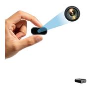 Mini Hidden Camera,small spy 1080P HD Security Surveillance indoor Camera | Portable Nanny camera,Motion Detection,Night Vision,Loop Record,charge while record,for Office Store baby pet,No WiFi No APP
