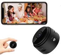 Mini Hidden Spy Camera 1080P Full HD Magnetic WiFi Camera Motion Detection Wireless WiFi Camera with Audio and Video Home Security Surveillance Cam with Night Vision Motion Detection