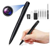 Mini Hidden Spy Camera Pen, HD 1080P, Covert Body Audio and Video Recorder (with 32GB Micro SD Card)