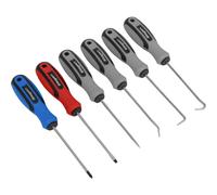 Sealey Mini Pick & Screwdriver Set Siegen S0774 6pc