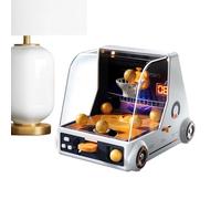 Mini Hoop Game - Toy with Light Sound | Interactive Skill Basketball Desktop Challenge Experience, Vibrant Fun Portable Game for Kids, Teens ADU