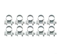 Mini Hose Clamps 79mm Diesel Carbon Steel Galvanized Fuel Bolt Nut Line Clips Automotive Petrol Pipes Air for 911mm 10pcs Pack(9-11mm)