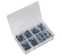 Sealey Mini Hose Clip Assortment – Zinc Plated – 100pc