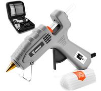 Mini Hot Glue Gun Kit: DEKO 60/100w Dual Power Hot Glue Gun Fast for Crafting,Small Glue Gun with 25 Glue Sticks for School Kids Hobby DIY Arts Card Sealing Glass Fabric Metal Wood Plastic Home Repair