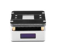 Mini Hot Plate PCB SMD Soldering Pro Heating Tool Portable Volume OLED Display True Color Lamp Preheater LED Repair Tools Rapid Heating(Black)