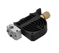 Mini Hotend Kit with Upgraded Titanium TC4 Mini Heatbreak + Plated Wear Nozzle 0.4mm for Prusa Mini Mini+ 3D Printer Hot End