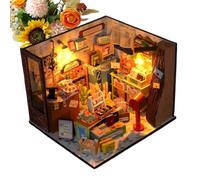 Mini House Building Kit Diorama Model Craft Set