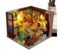 Mini House Building Kit Diorama Model Craft Set