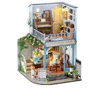Mini House Building Kit,Miniature House Craft Kits with Dust Proof Cover - Craft Toys Wooden Home Decor for Women Kids Family Friends Children Teenagers