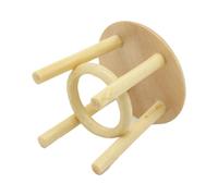 Mini-House Round Chair Scene Layout Photo Miniature Furniture Decor Role-Play Pretend Playing Toy Nursery-Room Log Color