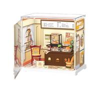 Mini House Set, Miniature House Set - Creative Miniature House - Tiny House Toy with Furniture and Accessories, Mini House Crafts, Mini Room Building Kit for Adults, Teens, Birthdays