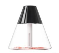 Mini Humidifier, For Office Desk And Bedroom Use Ambient Light Feature Whisper Quiet And Compact For Easy Placement(Is black)