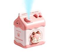 Mini Humidifier, Milk Box Design, Small Ore Room Diffuser, 2 Mist Levels