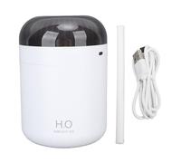 Mini Humidifier with Colorful Light 500ml USB Powered Low Noise Operation Mist Humidifier for Car Bedroom Office Travel (White)