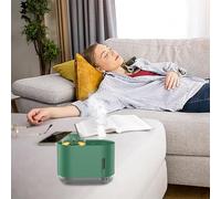 Mini Humidifier With Night Light USB Powered Moisturizer For Bedroom Desk Or I Was Told It Get Easier (C, 12X10.7cm)