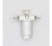 Mini Hydraulic Oil Metal Filter For 1/14 RC Excavator Bulldozer Tamiya Truck Model Parts(Silver)