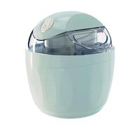 Mini Ice Cream Maker, Electric Ice Cream Machine with One Button Operation, Makes Gelato and Frozen Yogurt in 15 to 25 Minutes, DIY Mini Ic e Crea m Maker (Blue)