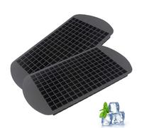 Mini Ice Cube Trays, Silicone Ice Cube Tray, Small Ice Cube Tray for Compact Freezers, 24 x 12 cm Ice Cube Moulds with Tiny Ice Cube Design