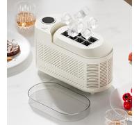 Mini Ice Maker Machine Countertop for Home - Portable Clear Ice Cube Maker, Ready in 10 Mins, Low Noise & Energy Saving, Easy to Clean for Kitchen & Bar