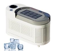 Mini Ice Maker Machine for Home - Ice Ready in 10 Mins, Low Noise & Energy Saving, Easy to Clean, Portable Clear Ice Cube Maker for Kitchen, Party, Bar, Car