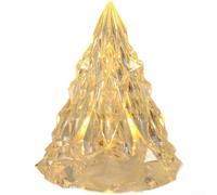 Mini Iceberg Night Light with Warm White LED for Decorative or Functional Desk Lighting, Battery Operated with Easy One Touch Switch Control (Warm Lamp)