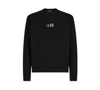 Mini Icon Round Neck Sweatshirt - male - Dsquared2 - Sweatshirts - Black - M - Sweatshirts & Hoodies M