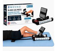 Mini in-Bed Leg Press Machine for Rehab | Low-Impact Leg Strength Trainer for Neurological & Orthopedic Recovery | Portable 9 lb PT Equipment with 6 Resistance Levels up to 65 lb | Ideal for Bed Rest