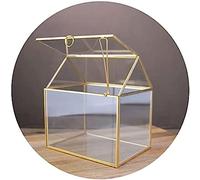 Mini Indoor Greenhouse - Geometric Glass Terrarium for Succulents, Air Plants, Ferns & Moss - Perfect Gardening Decor for Weddings and Holidays