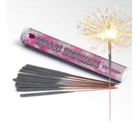 Mini Indoor Sparklers | For Cakes, Puddings and Cocktail Drinks | Produce Classic Golden Sparkles | Perfect for Birthdays, Weddings, Christenings, Christmas and New Year (10 Sparklers)