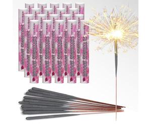 Mini Indoor Sparklers | For Cakes, Puddings and Cocktail Drinks | Produce Classic Golden Sparkles | Perfect for Birthdays, Weddings, Christenings, Christmas and New Year (200 Sparklers)