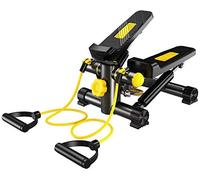 Mini Indoor Stair Stepper Air Climber Twist Stair Stepper for Exercise Machine with Resistance Band and LCD Display