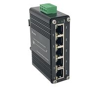 Mini Industrial 5-Port Gigabit Ethernet Switch 10/100Mbps half/full duplex and 1000Mbps full duplex