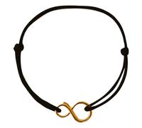 Mini-Infinity Cord Bracelet Black one size
