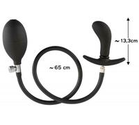 Mini Inflatable Anal Butt Plug Dilator Maxi Wearable Silicone Dildo