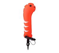 Mini Inflatable Diver Buoy Float | 210D Nylon & TPU, 10.6in X 3.5in X 3.5in, Cartoon Moray Eel Design | Marker Float For Diving & Snorkeling | Compact Safety