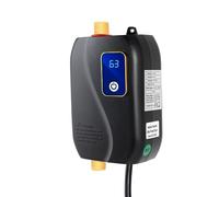 Mini Instantaneous Water Heater without Tank Under the Sink Instant Water Heater for Sink Kitchen Home Bathroom 110 V 3000 W Black