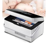 Mini Insulin Cooler Nsulin Cool Box, Electric Portable Medication Fridge Small Car Fridge 2-8℃ Cooler Bag Thermostat For Car, Travel, Home