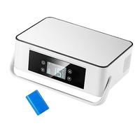 Mini Insulin Cooler Travel Case, Refrigerator Portable Insulin Cooler Box with Handle Keeping Cooling 2-8℃ for Car, Travel, Home 1Battery White