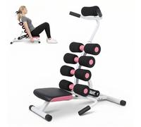 Mini Inversion Table Back Stretcher, Spine Decompression Machine with Adjustable Foot Positioning, Foam Roller Support, Lumbar Stretch Bench, Back Inversion Table for Adults Home Therapy Use