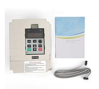 Mini Inverter Frequency Converter SinglePhase Input 3Phase Output White for Water Pump (0.75KW)