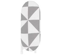 Mini Ironing Board Folding Oval Cloth Steel Plastic White