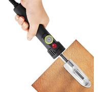 Mini Irons, Crafts Quilting Small Iron, Electric Leather Iron for Leather Clothes and Shoes, Adjustable Temperature 50~350℃, Leather Wrinkle Removing Iron