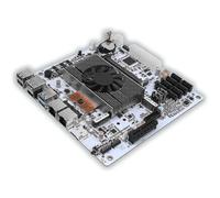 Mini-ITX Motherboard with Quad-Core 8-Thread Low Power CPU, Dual 2.5G LAN, 8 SATA, HDMI/DP 4K, PCIe x4, 2 M.2 NVMe, DDR4 RAM - Home Server, NAS Storage, Firewall, Virtualization