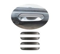 MINI J05 U25 Union Jack Door Handle Covers, Door Handle Caps Trim for Mini Cooper EV J05 Aceman U25 Countryman(Carbon Pattern, 4 Doors)